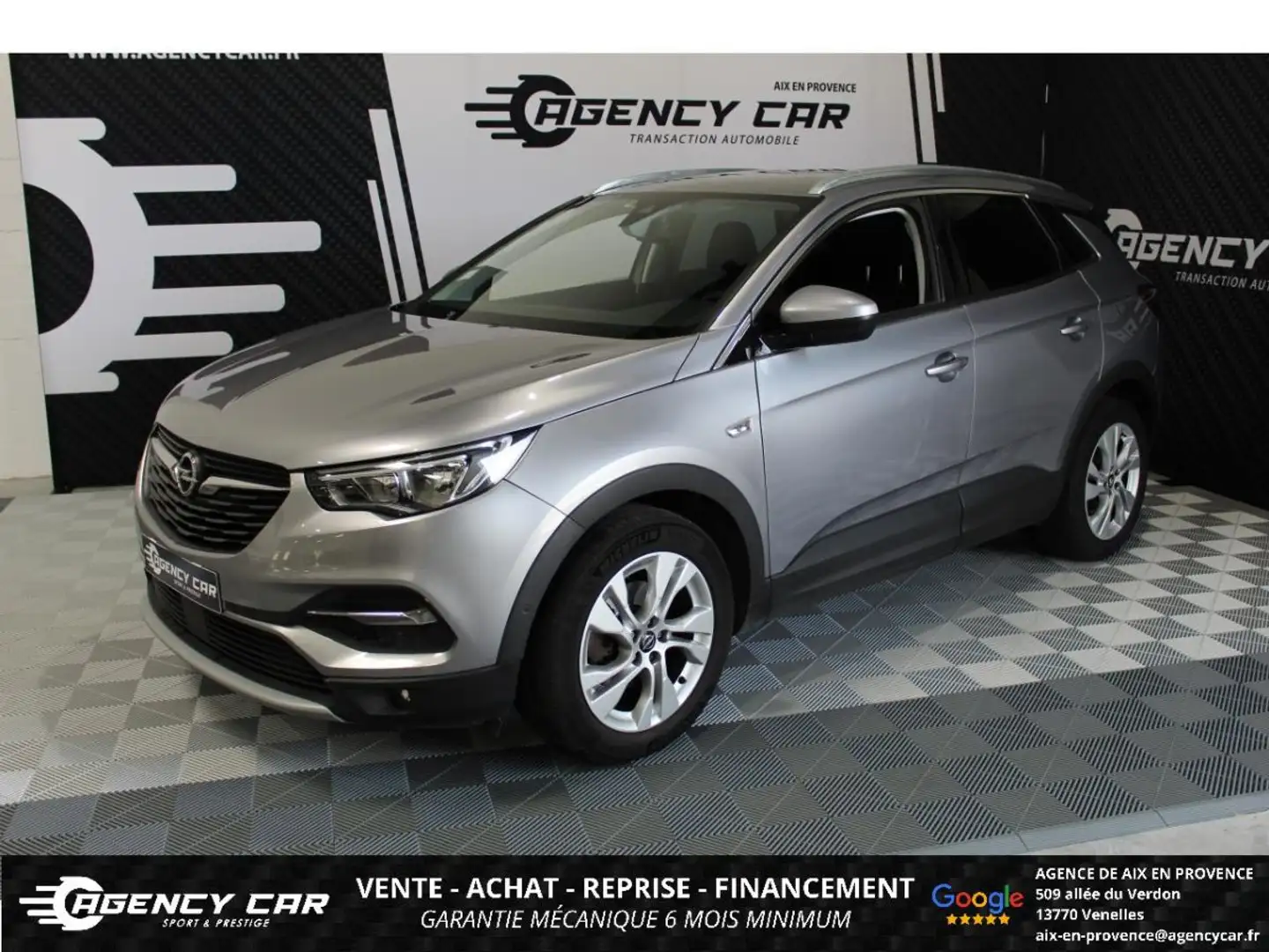 Opel Grandland X 1.5 CDTI - 130 - Applecarplay - Caméra de recul - Boîte auto Gris - 1