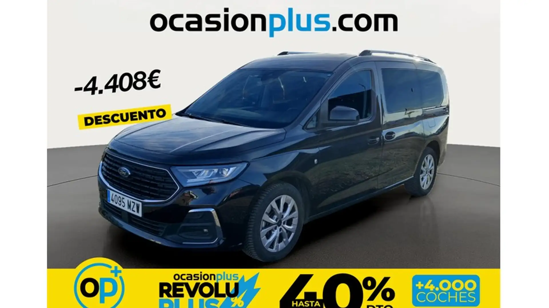 Ford Tourneo Connect Grand 2.0 Ecoblue LWB L2 Titanium 122 Aut. Negro - 1