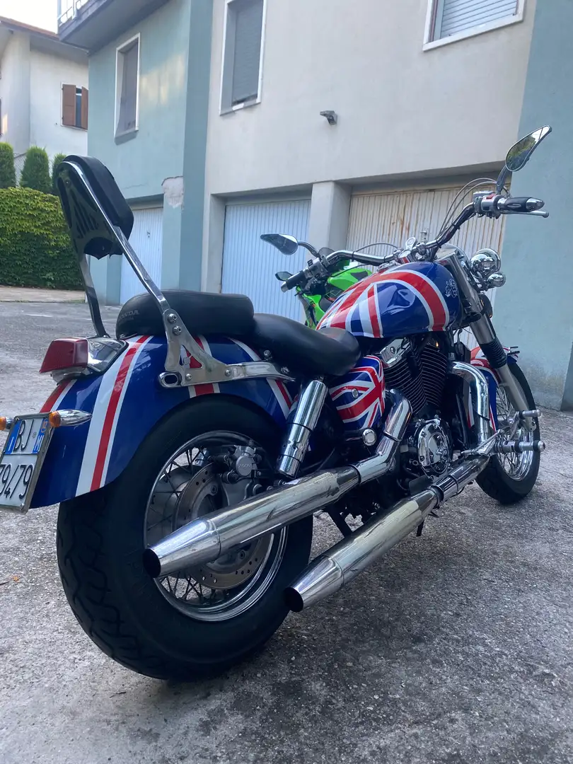 Honda VT 1100 Sc32 America Bleu - 1