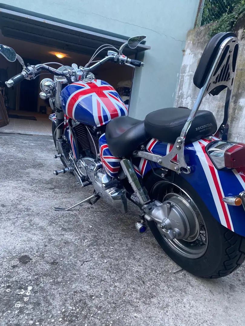 Honda VT 1100 Sc32 America Bleu - 2