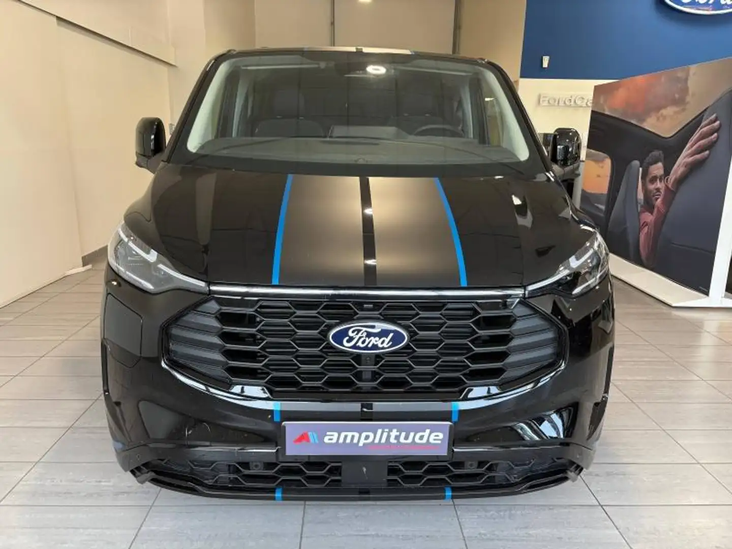 Ford Transit Custom 320 L2H1 2.5 Duratec 232ch Hybride recheargeable C Noir - 2