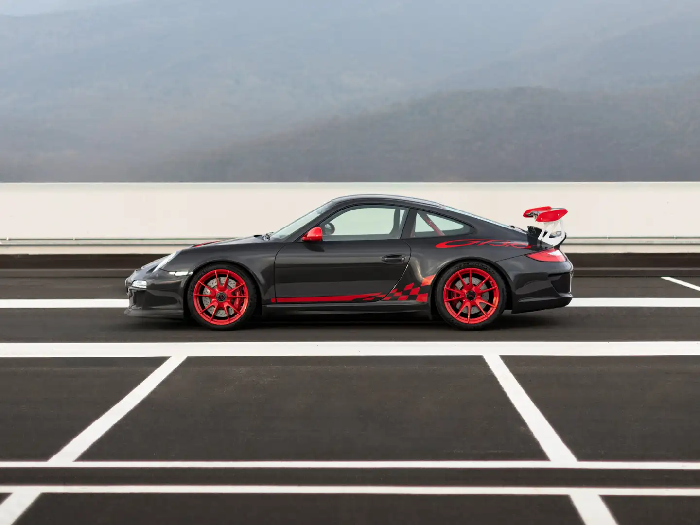 Porsche 997 GT3 RS Chrono Sporto / Cint Rosse Grey - 2