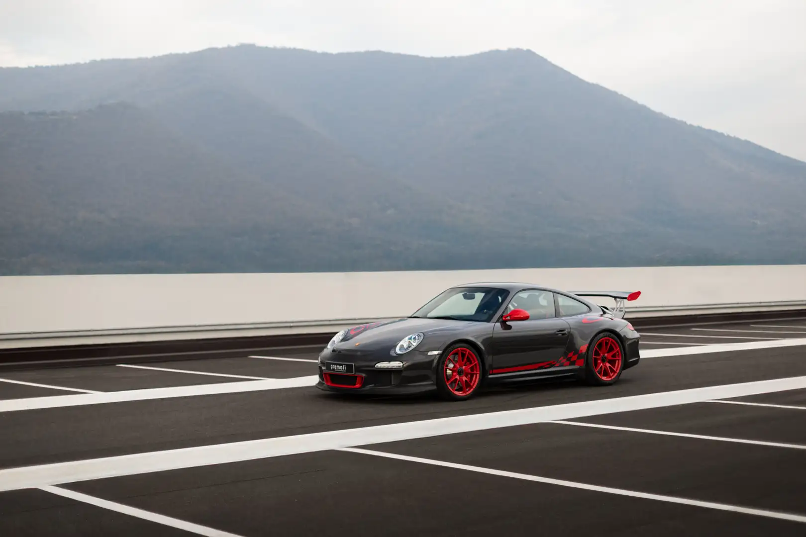 Porsche 997 GT3 RS Chrono Sporto / Cint Rosse Grey - 1