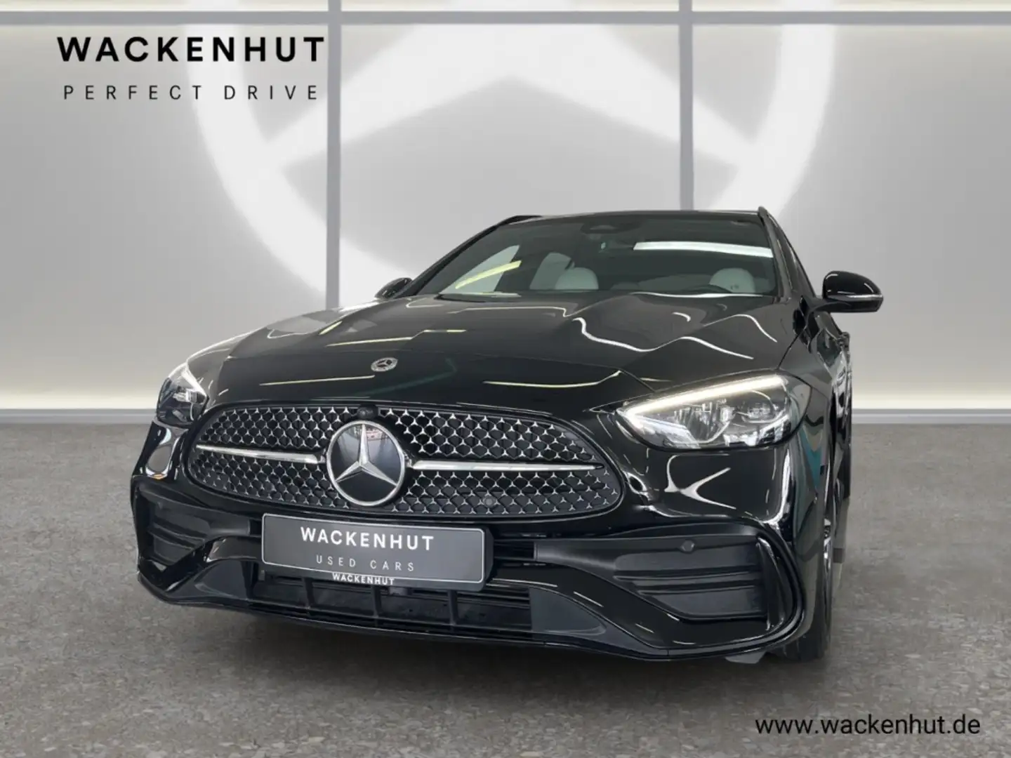 Mercedes-Benz C 180 T AMG NIGHT LED 360° WINTER CAPRLAY Zwart - 2