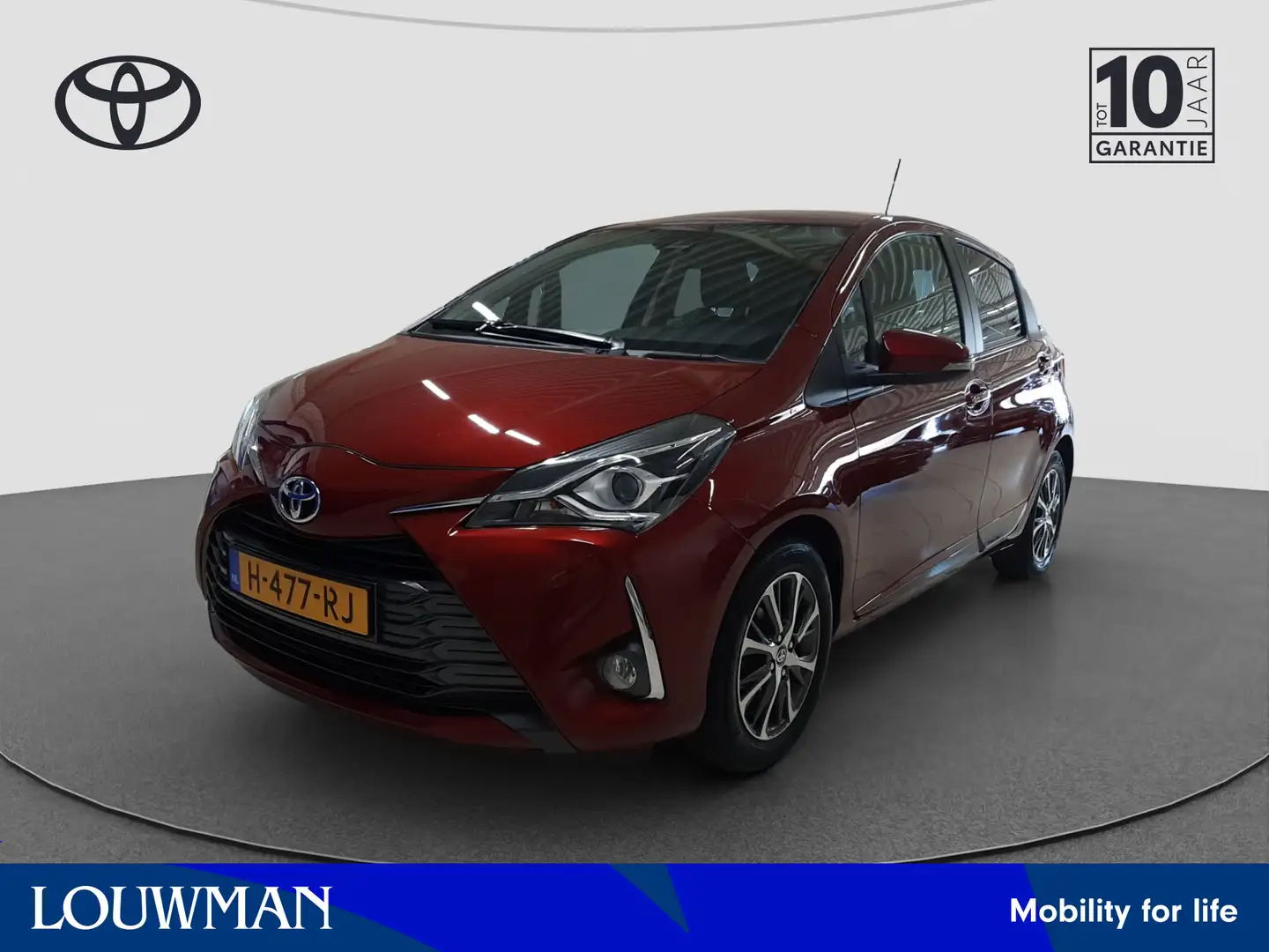 Toyota Yaris 1.0 VVT-i Y20 | Navigatie | Camera | LM Velgen | Rouge - 1