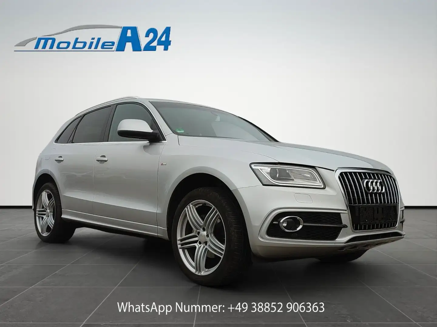 Audi Q5 2.0 TFSI S-LINE SPORT/PLUS 2.HAND SCHECKHEFT Silber - 1
