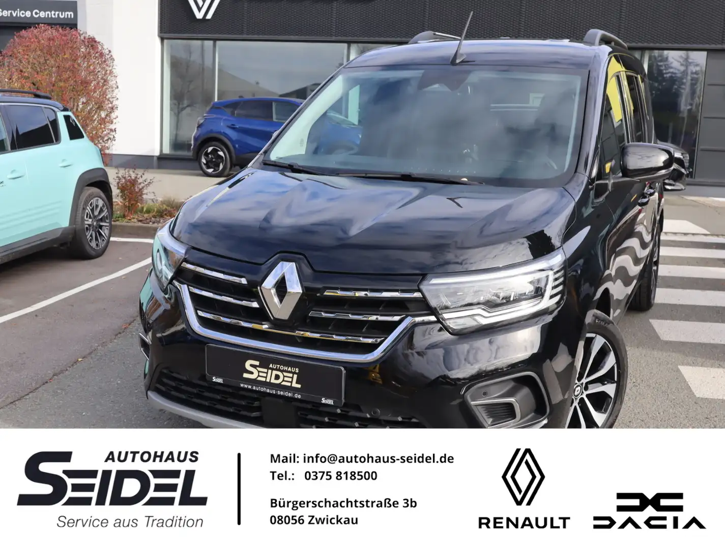 Renault Kangoo 1.3 TCe 130 Techno EDC Automatik! Schwarz - 1