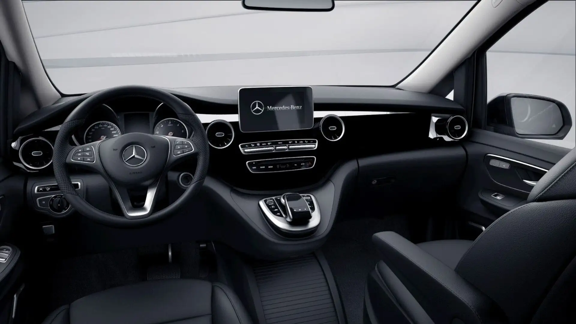 Mercedes-Benz V 220 V220d LANG 4M Avantgarde Ed. Distr+*Night*360° Weiß - 2