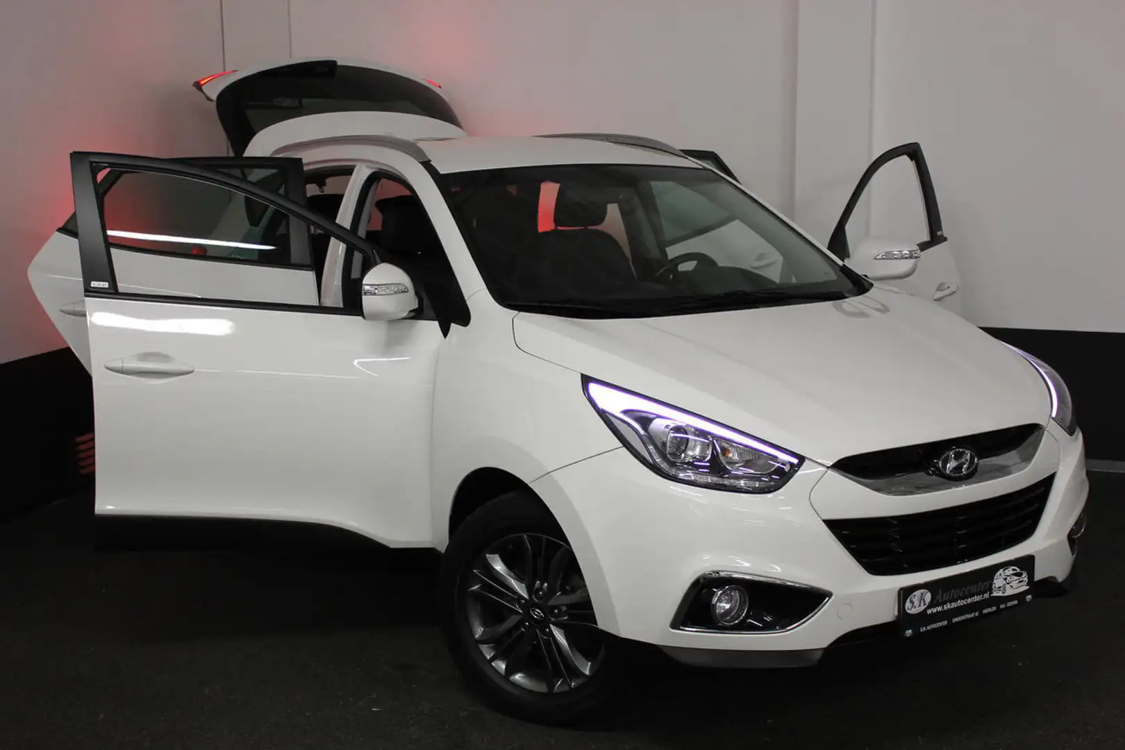 Hyundai iX35 1E EIGENAAR*NAV*CAM*CRUIS*TREKHAAK*TOPSTAAT* Wit - 2