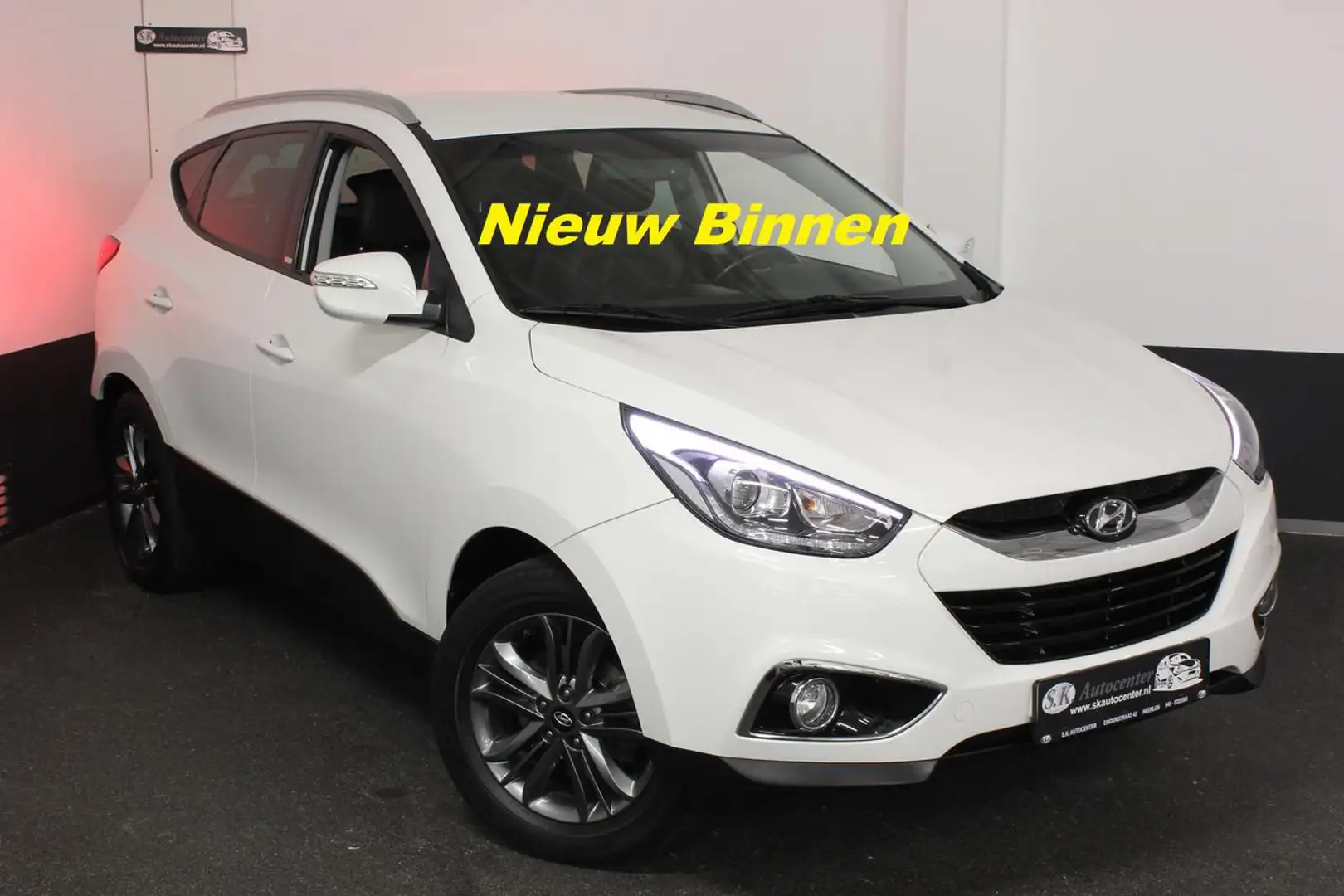 Hyundai iX35 1E EIGENAAR*NAV*CAM*CRUIS*TREKHAAK*TOPSTAAT* Wit - 1