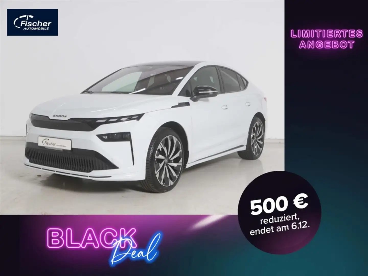 Skoda Enyaq Coupe Sportline 85 82 kWh AR-HUD/PANO/DCC Weiß - 1