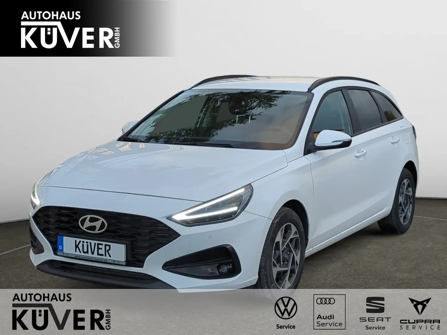 Hyundai i30 Family Kombi 1.5 T-GDi DCT Navi+ACC+Shzg+PDC Blanc - 1