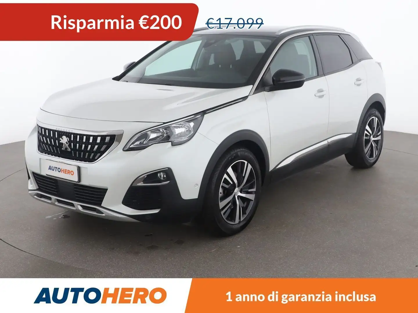 Peugeot 3008 1.5 Blue-HDi Allure 130 CV EAT8 Bianco - 1