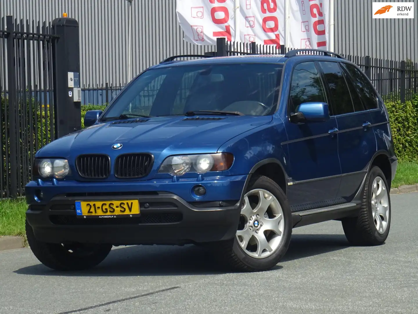BMW X5 4.4i Executive AUTOMAAT LEER/NAVI/MEMORY/PDC/XENON Bleu - 1