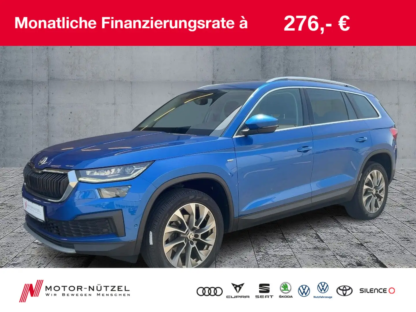 Skoda Kodiaq 1.5 TSI DSG CLEVER LED+NAV+ACC+SHZ+RFK+VC Bleu - 1