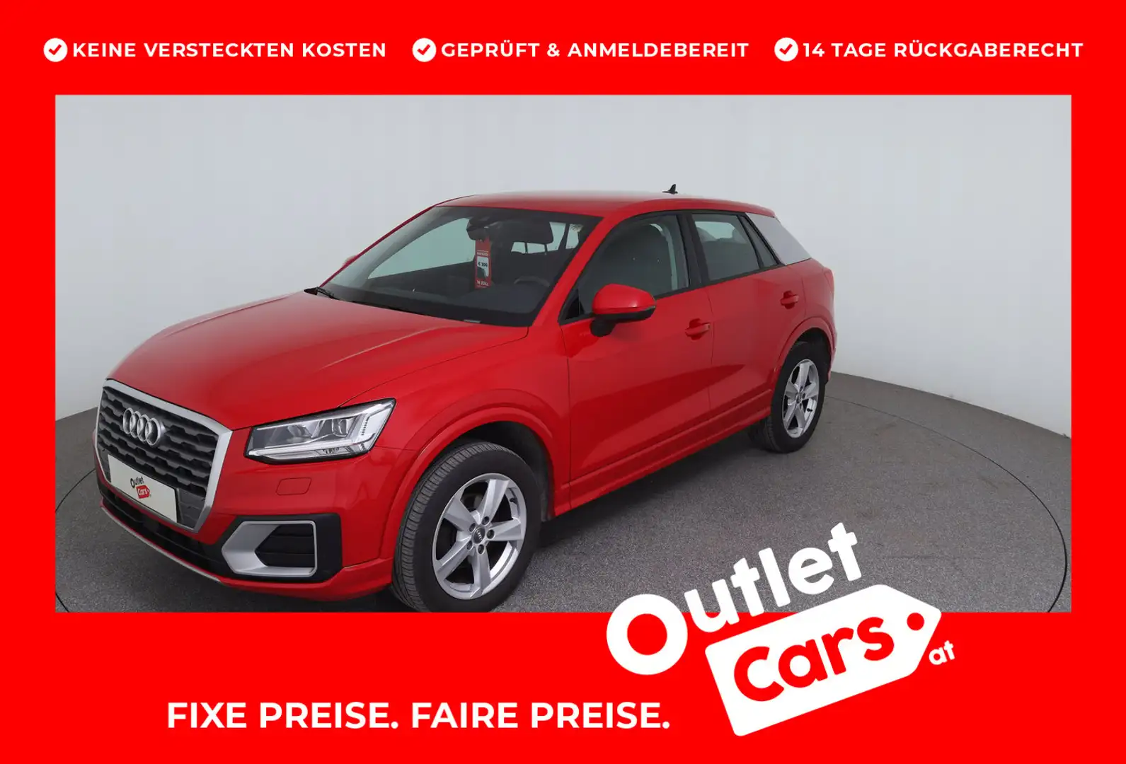 Audi Q2 30 TDI Sport Rot - 1