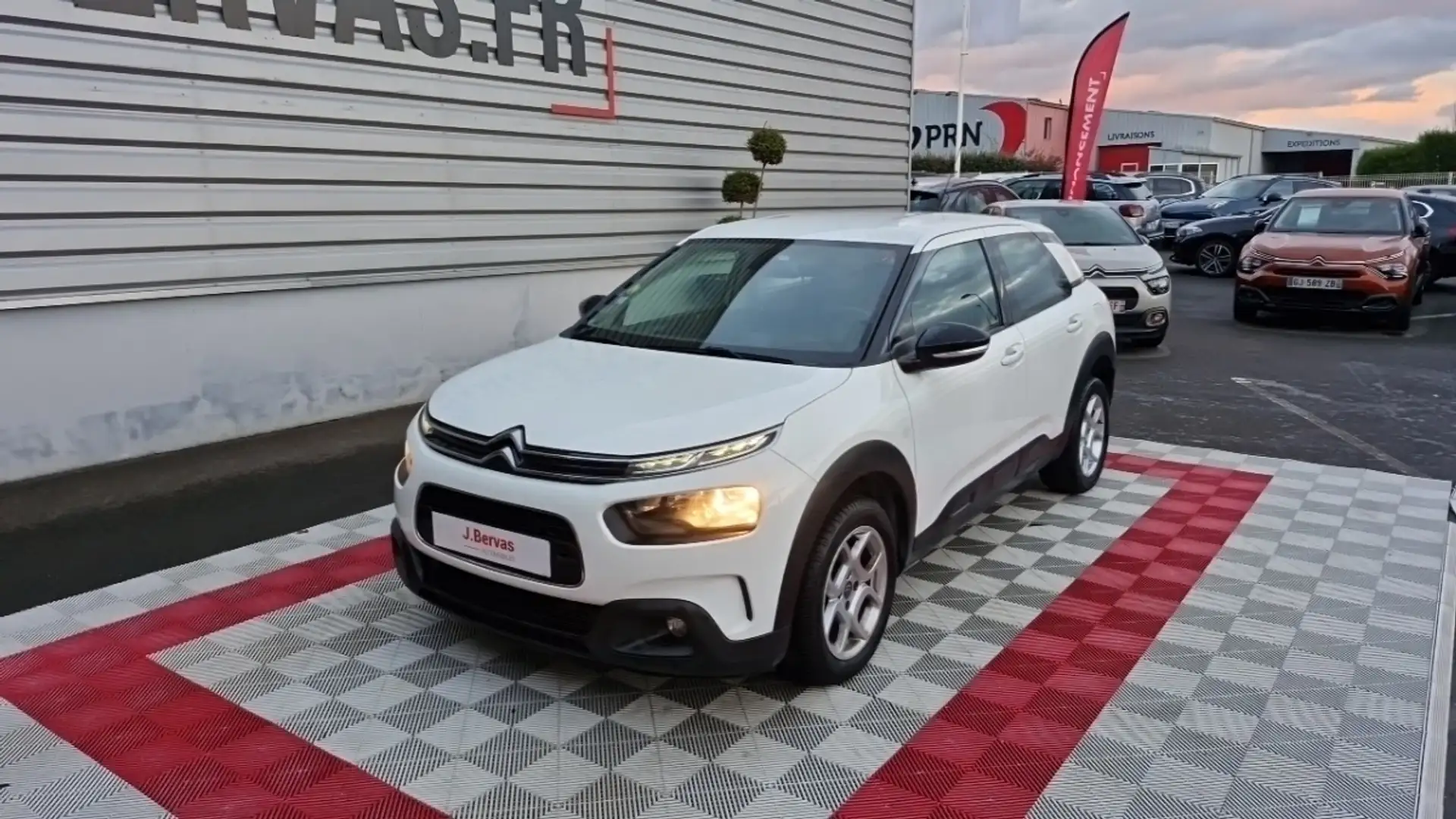 Citroen C4 Cactus BLUEHDI 100 SS BVM6 FEEL Blanc - 2