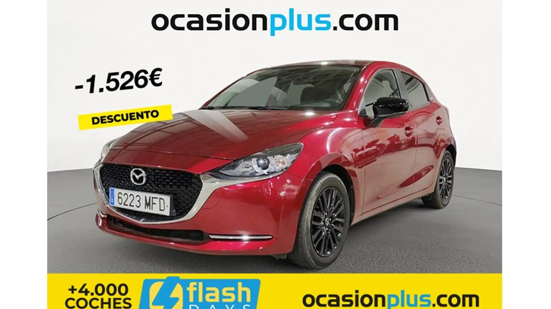 Mazda 2 1.5 Skyactiv-g Black Tech Edition 55kW Rojo - 1