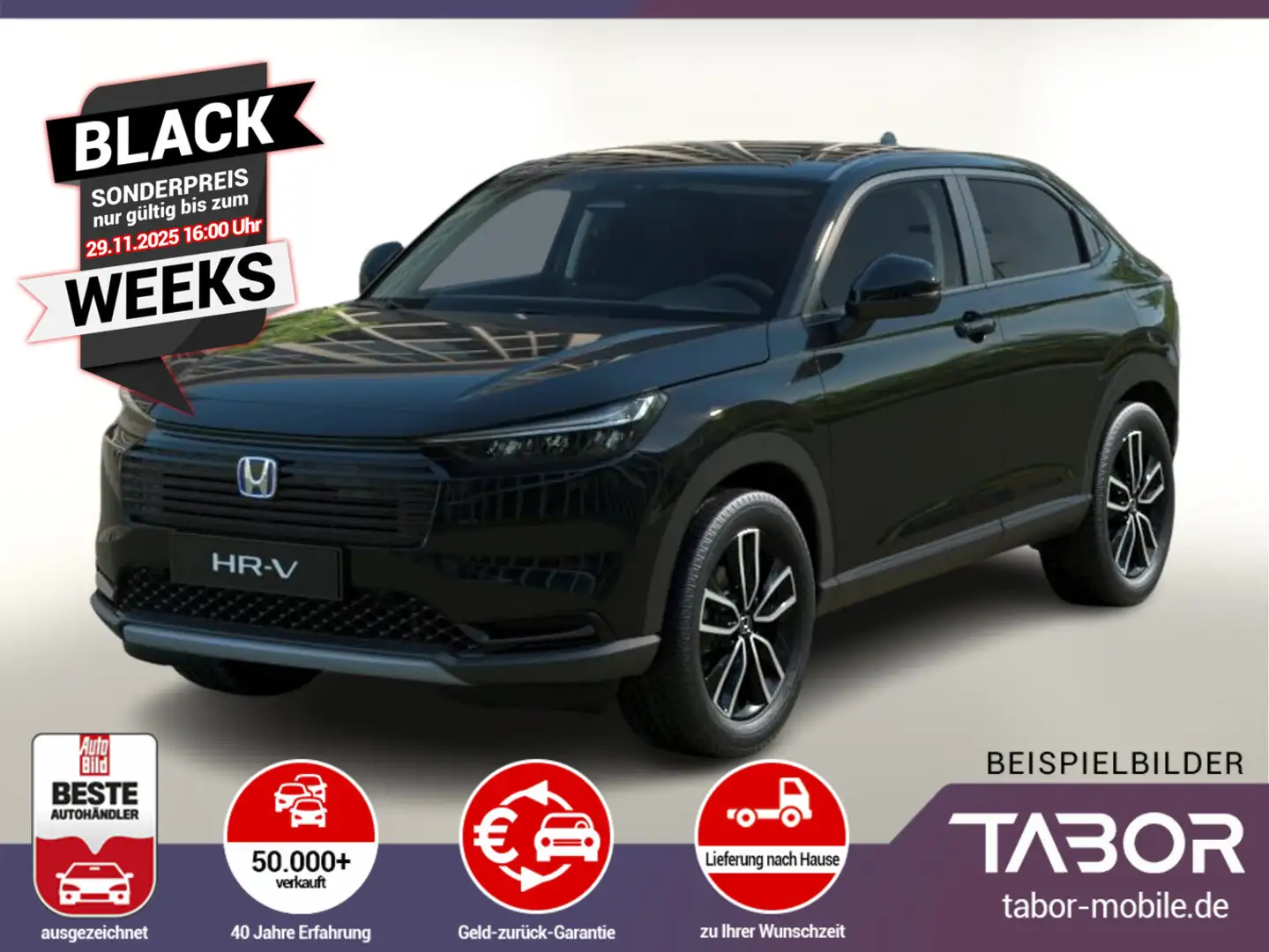 Honda HR-V e:HEV 131 Elegance LED ACC SHZ UVP-18%* Чёрный - 1