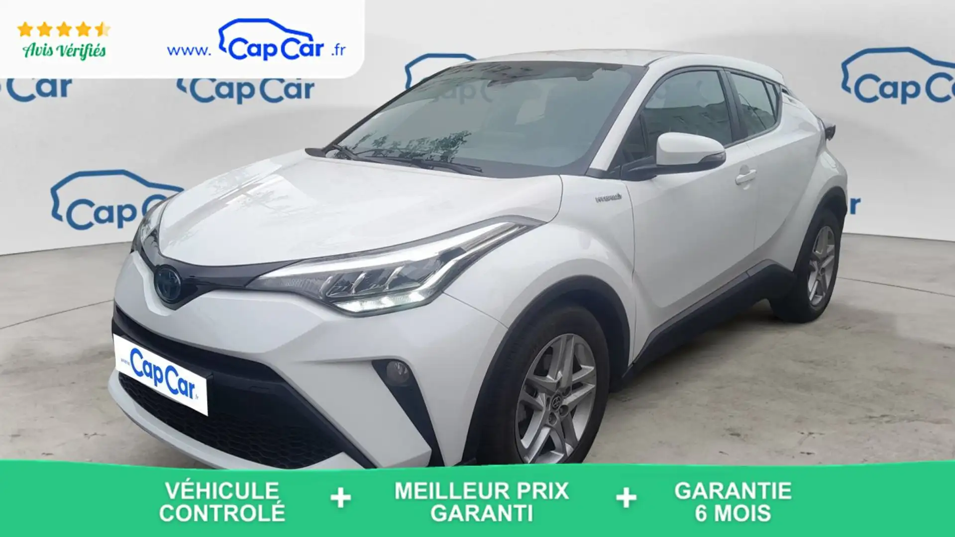 Toyota C-HR 2.0 VVT-i184 Hybrid CVT Dynamic Blanc - 1