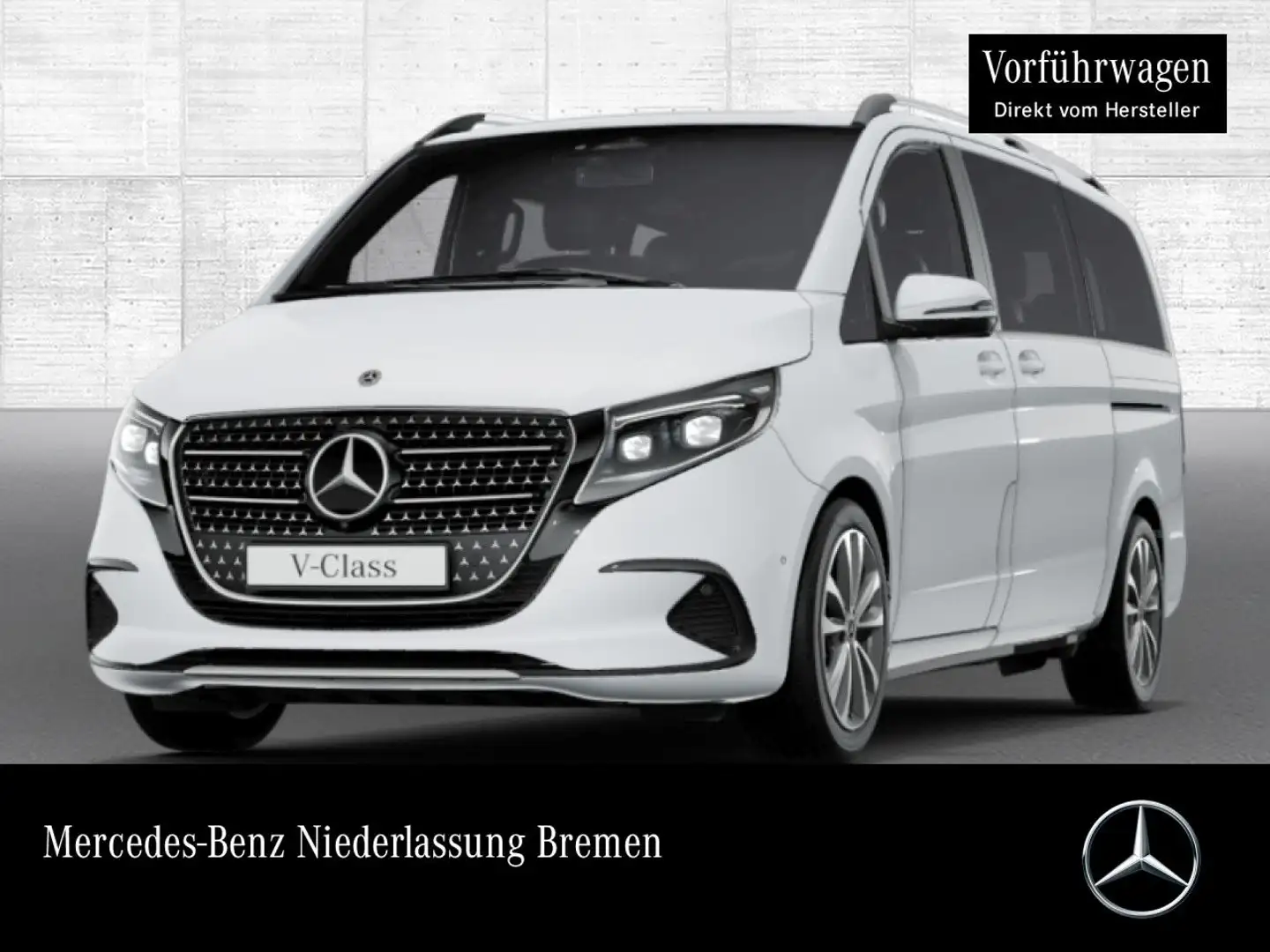 Mercedes-Benz V 300 d AVANTGARDE+9G+AHK+Klimaautom.+Navi+DIS Weiß - 1