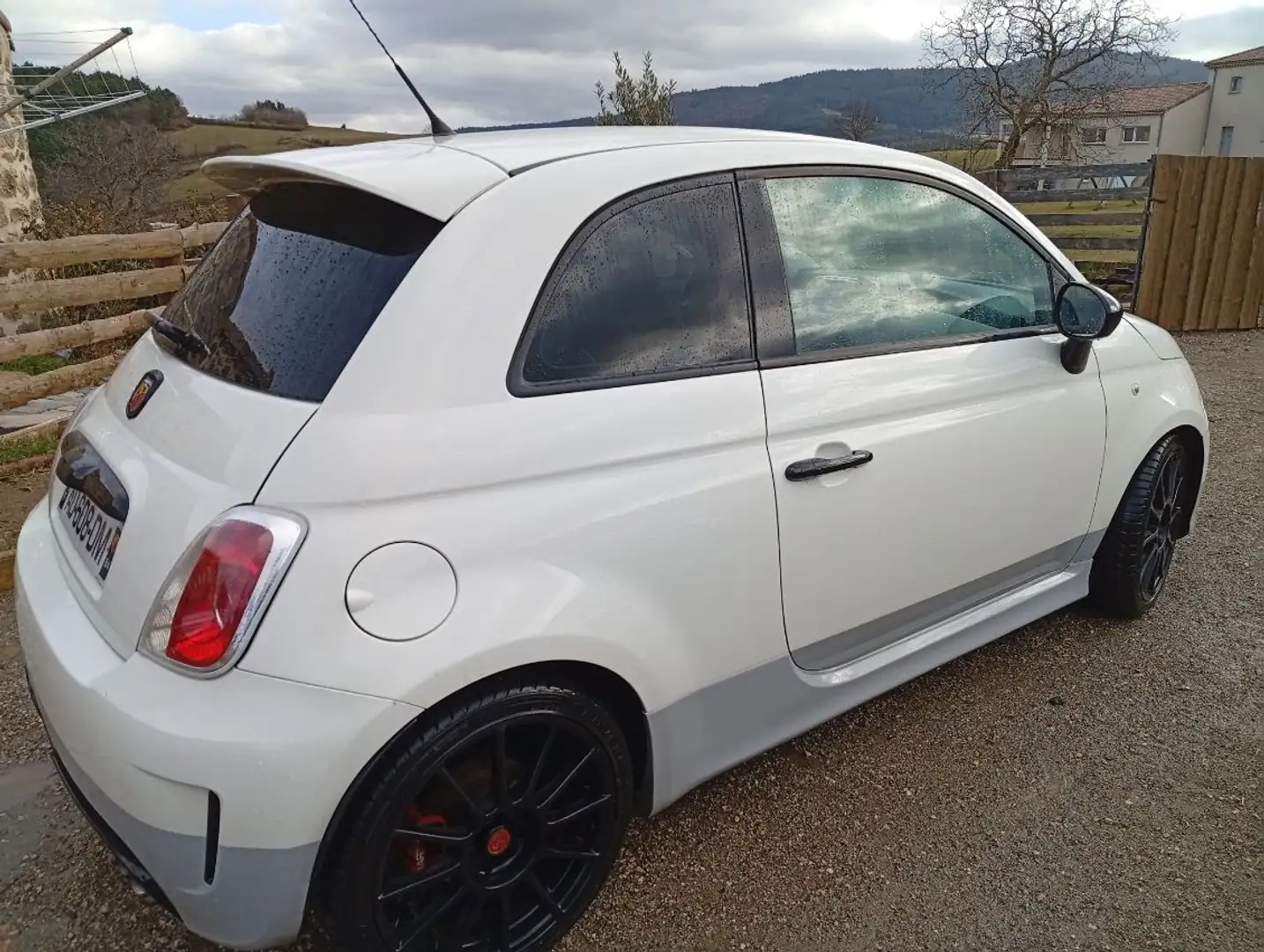 Fiat 500 Abarth Blanc - 1