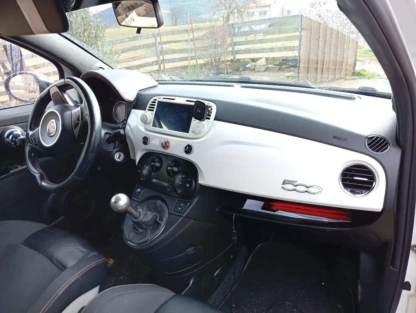 Fiat 500 Abarth Blanc - 2