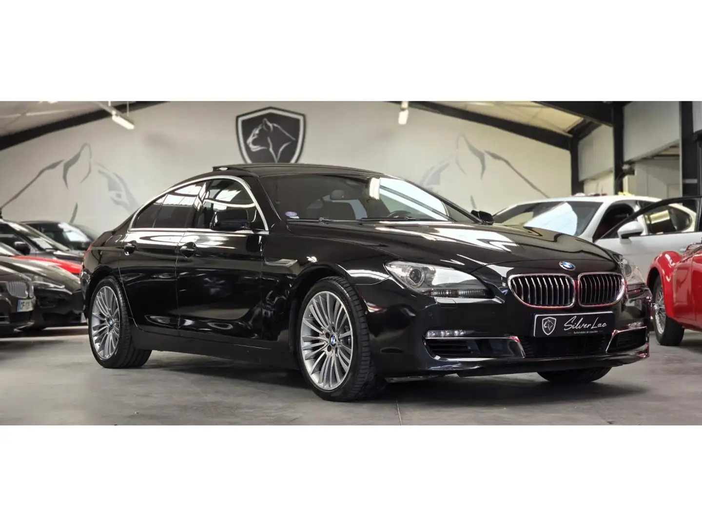 BMW 640 640i 3.0 TURBO 320 GRANCOUPE GRAN COUPE EXCLUSIVE / PARFAIT ETAT / HISTORIQUE COMPLET Noir - 1