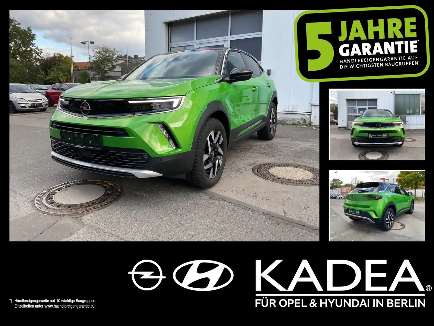 Opel Mokka e 180°Kamera,Lenk+Sitzhzg,LED,PDC,KlimaA Grün - 1
