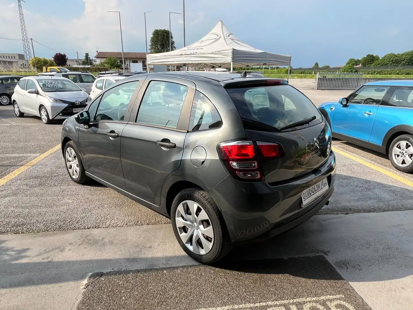 Citroen C3 1.2 82CV 5P VTI NEOPATENTATI GARANZIA 12 MESI Grigio - 2