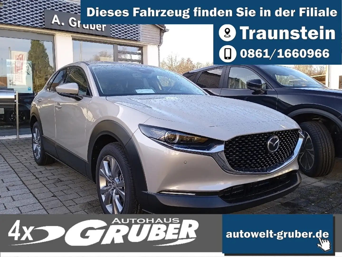 Mazda CX-30 e-SKYACTIV G Automatik Exclusive Silber - 1