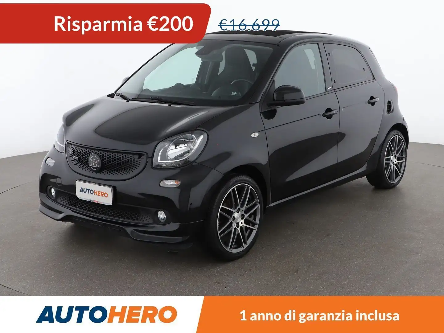 smart forFour 0.9 Turbo Brabus Xclusive Nero - 1