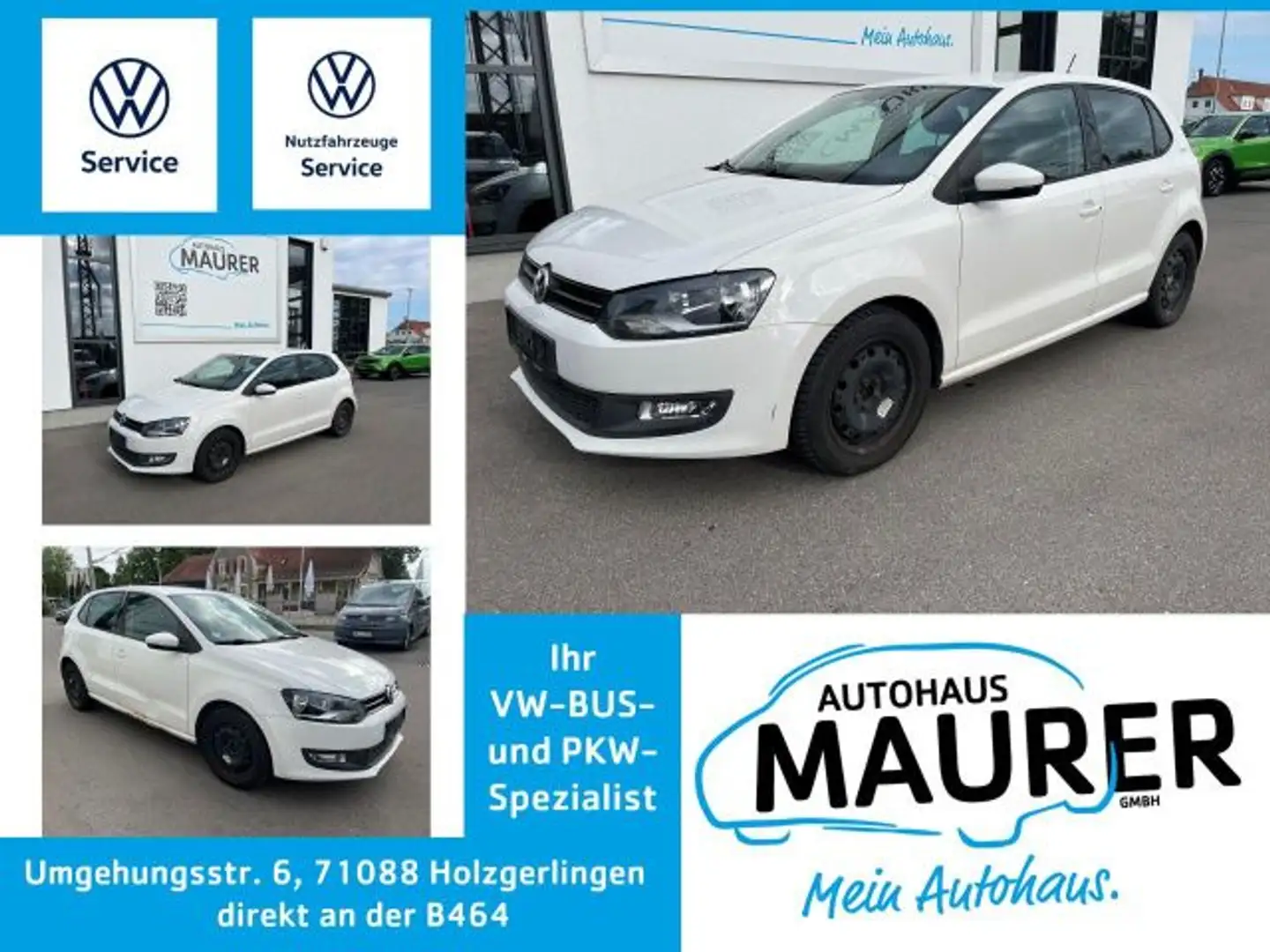 Volkswagen Polo 1,2 TSI Team Climatic Sitzheizung RCD 310 Weiß - 1