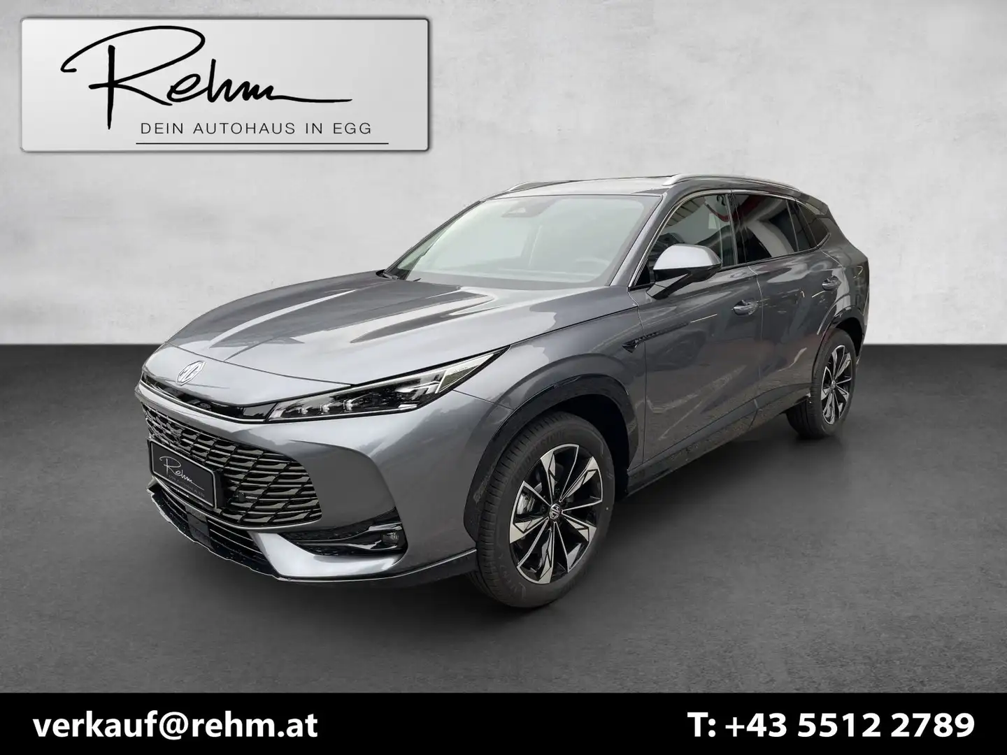 MG HS Hybrid+ HEV Luxury Leder 360° Grau - 1