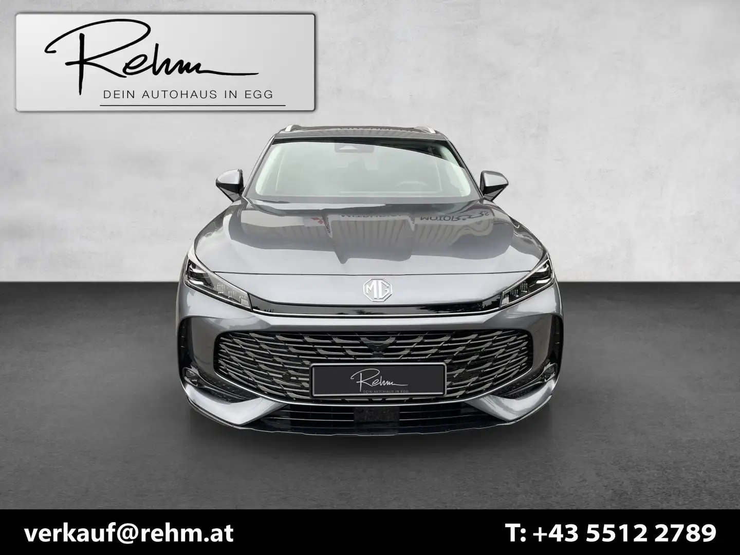 MG HS Hybrid+ HEV Luxury Leder 360° Grau - 2
