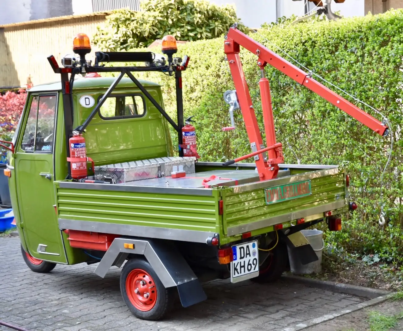 Piaggio Ape MP500 Groen - 2