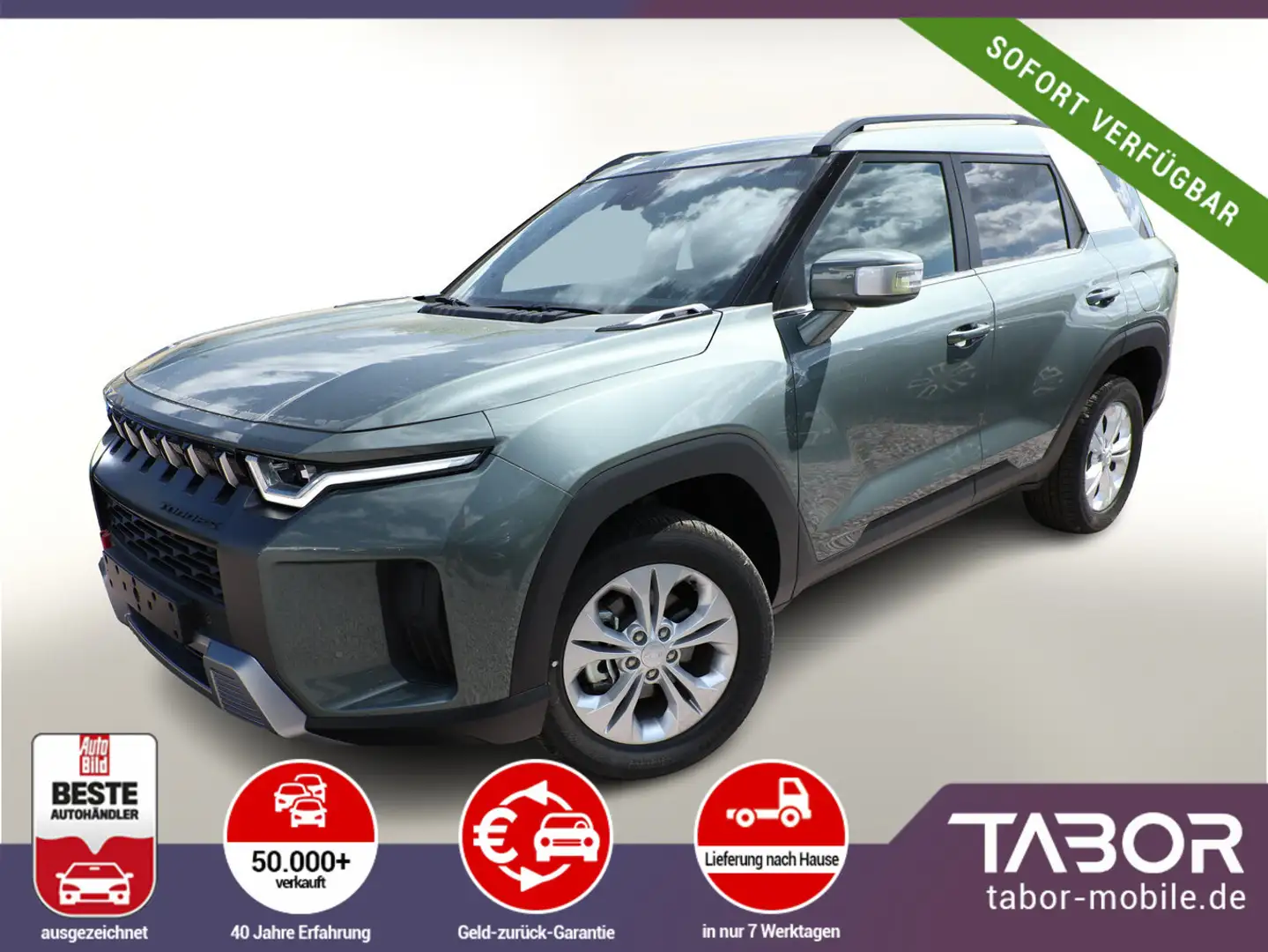 KGM Torres 1.5 T-GDi 163 LED Kam PDC 9"-DAB CarPlay Verde - 1