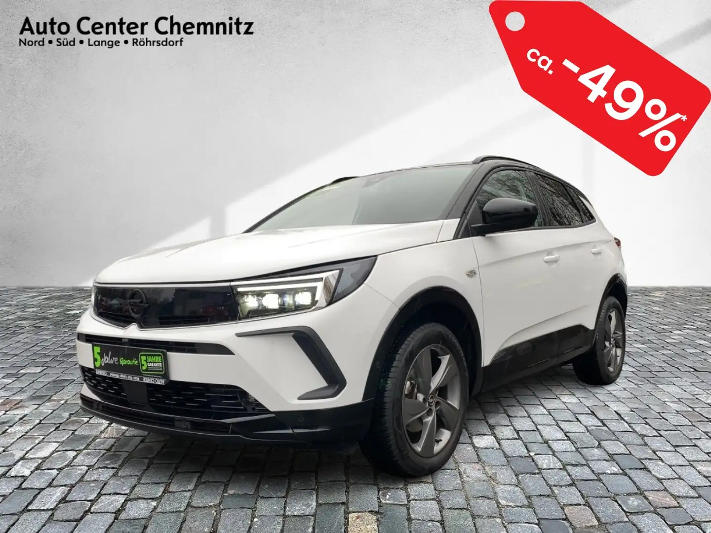 Opel Grandland AT8 GS Line BiLED/Navi/IntelliGrip Weiß - 2