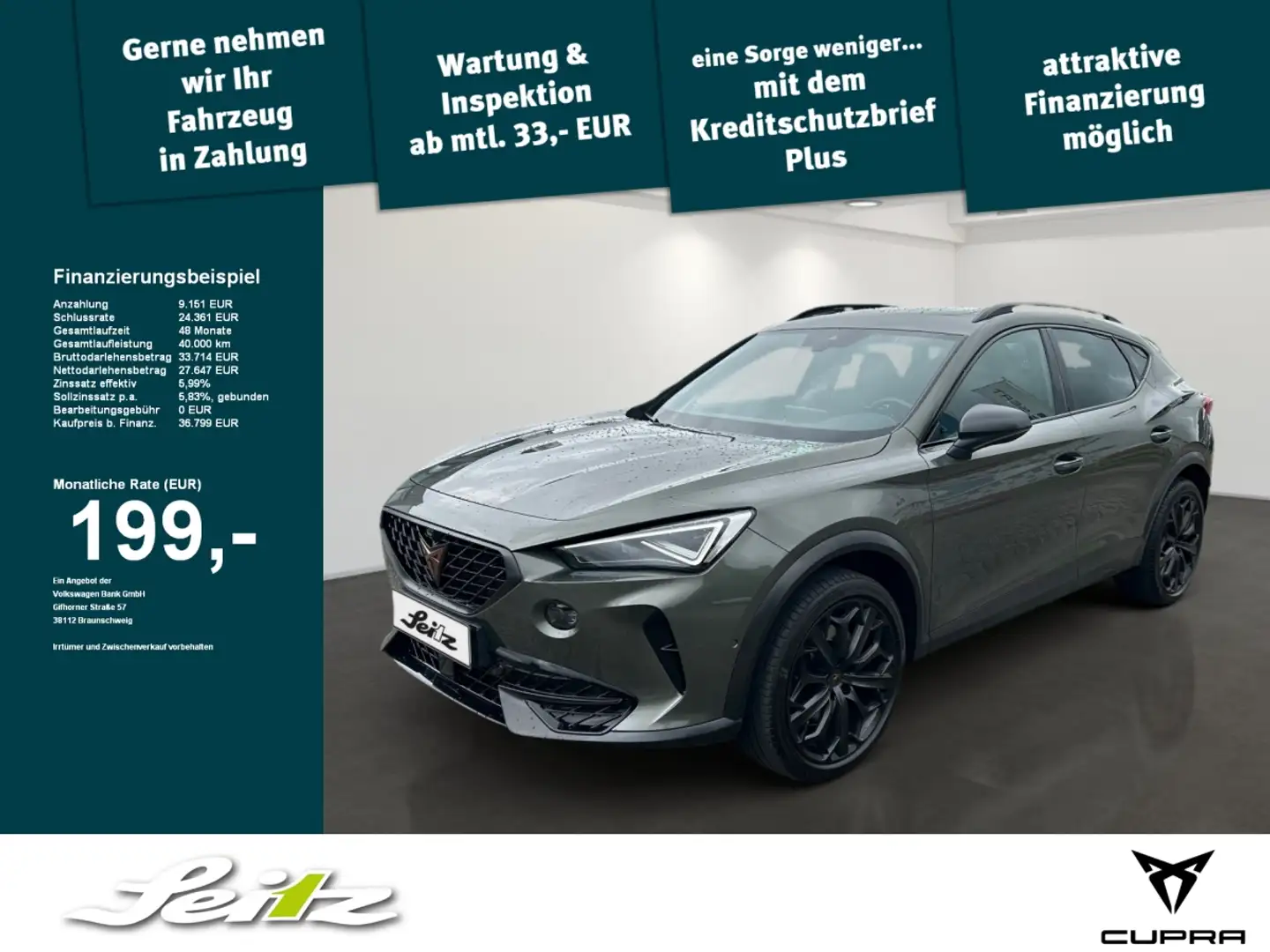 CUPRA Formentor 2.0 TSI 4Drive VZ Tribe Edition *AHK*BEATS*MATRIX* Gris - 1