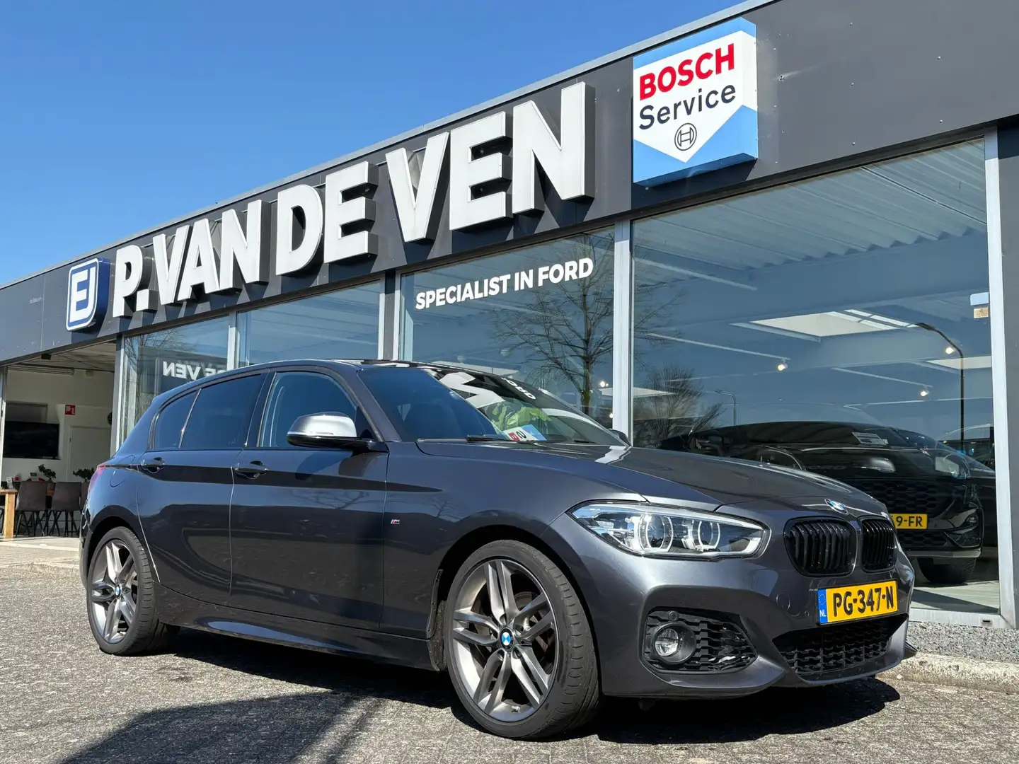 BMW 118 1-serie 118i Corporate Lease High Executive M Spor Gris - 1