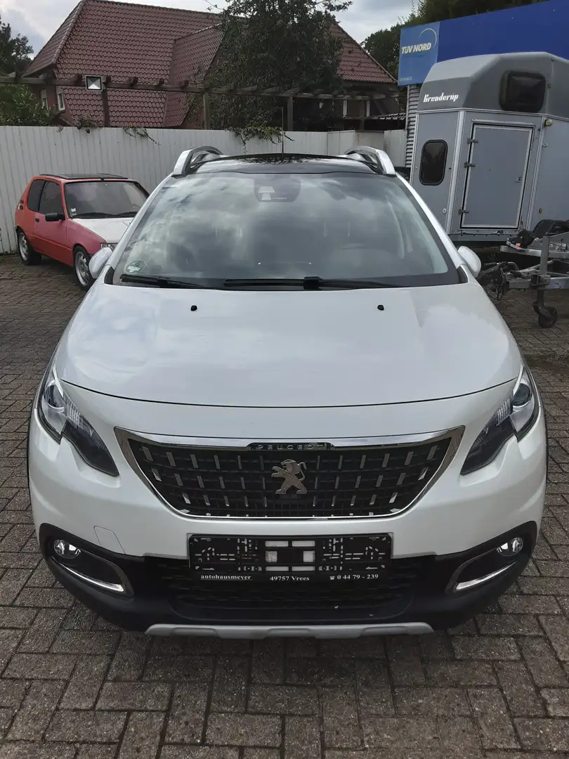 Peugeot 2008 Allure Leder Navi Panorama Kamera Blanc - 2