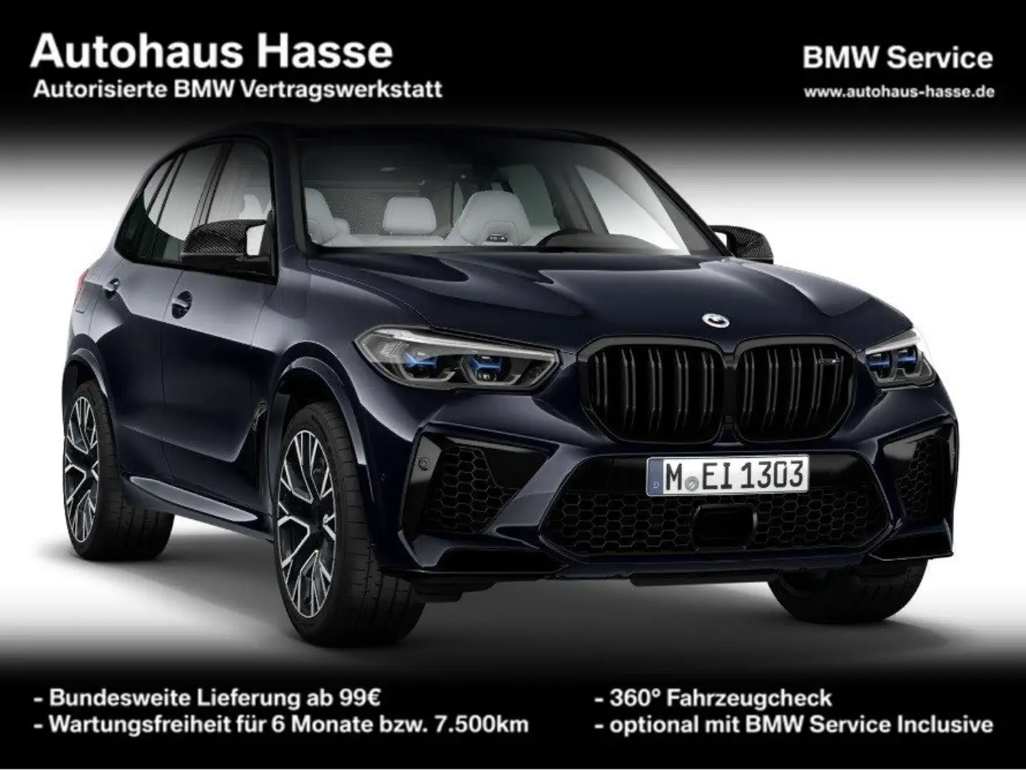 BMW X5 M Competition Fond-Entertain B&W PANO LASER Schwarz - 1