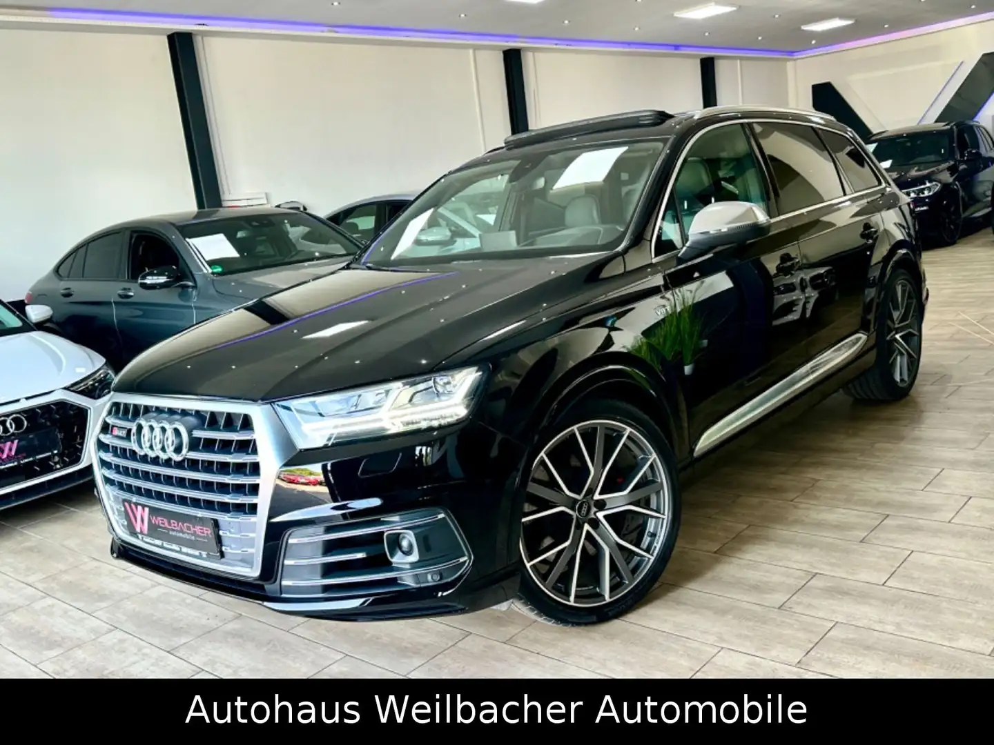Audi SQ7 4.0 TDI quattro *7-Sitzer*Nachtsicht*Pano* Schwarz - 1