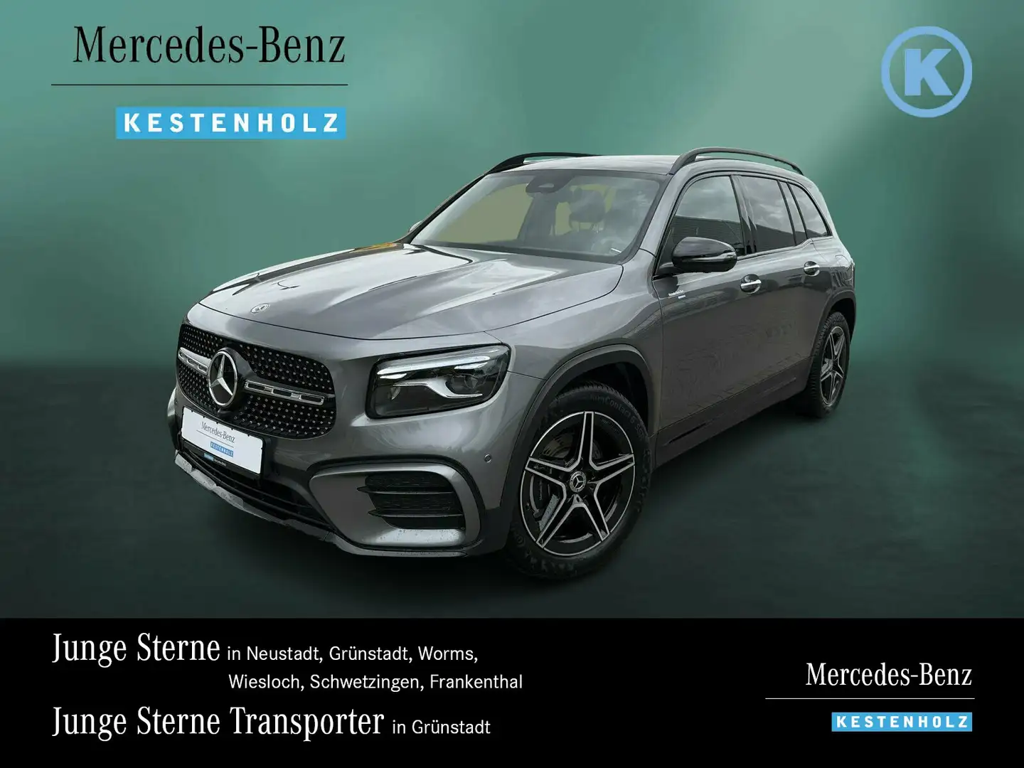 Mercedes-Benz GLB 220 GLB 220 4M AMG+NIGHT+DISTRO+PANO+BURME+HUD+KEYL Grau - 1