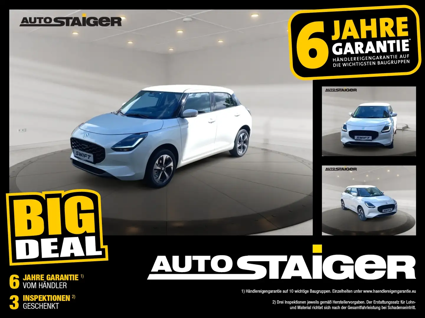 Suzuki Swift 1.2 Comfort Facelift LED Rückfahrkamera Weiß - 1