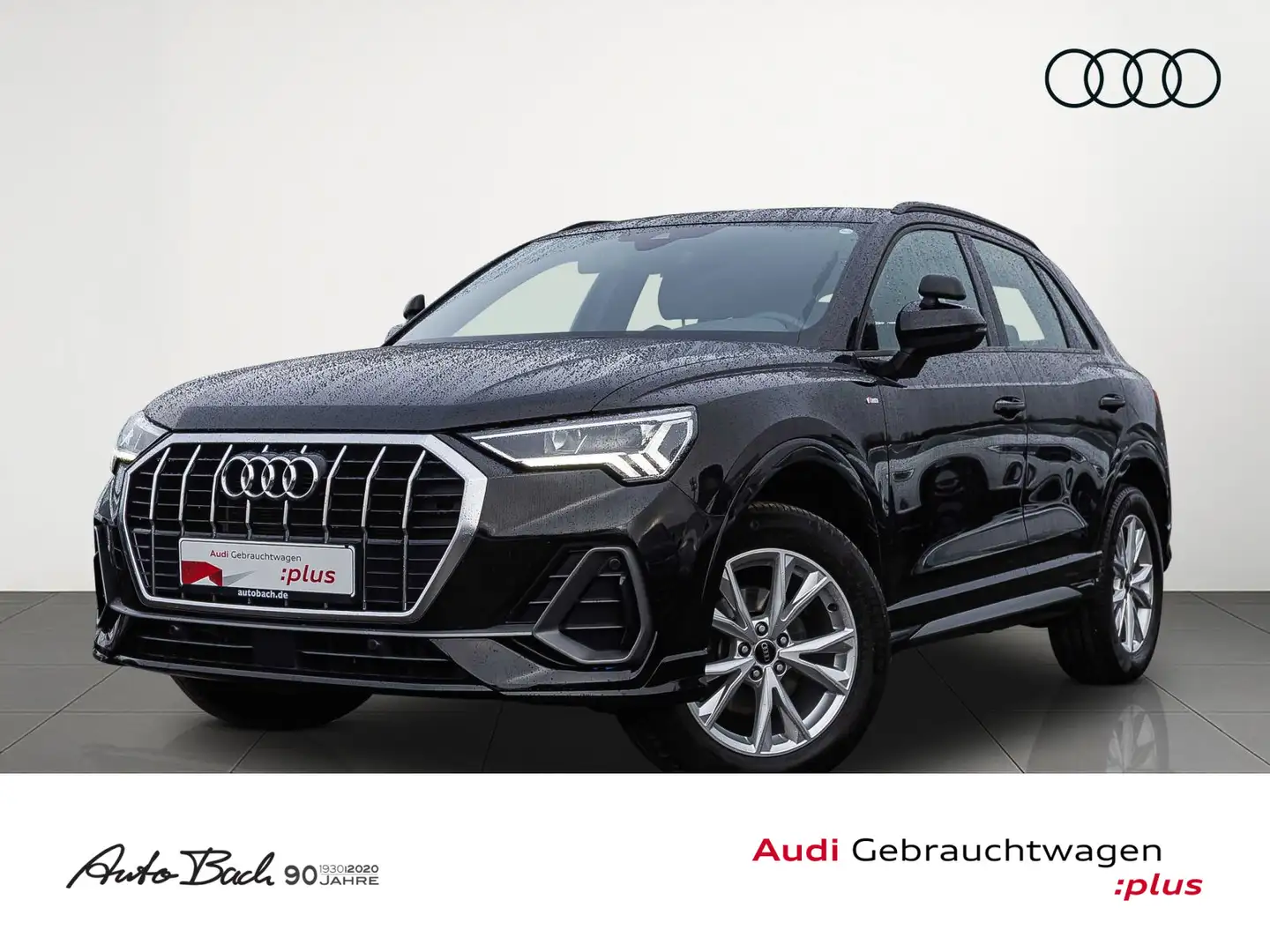 Audi Q3 S line 35TDI Navi LED CarPlay GRA EPH DAB AHK Schwarz - 1