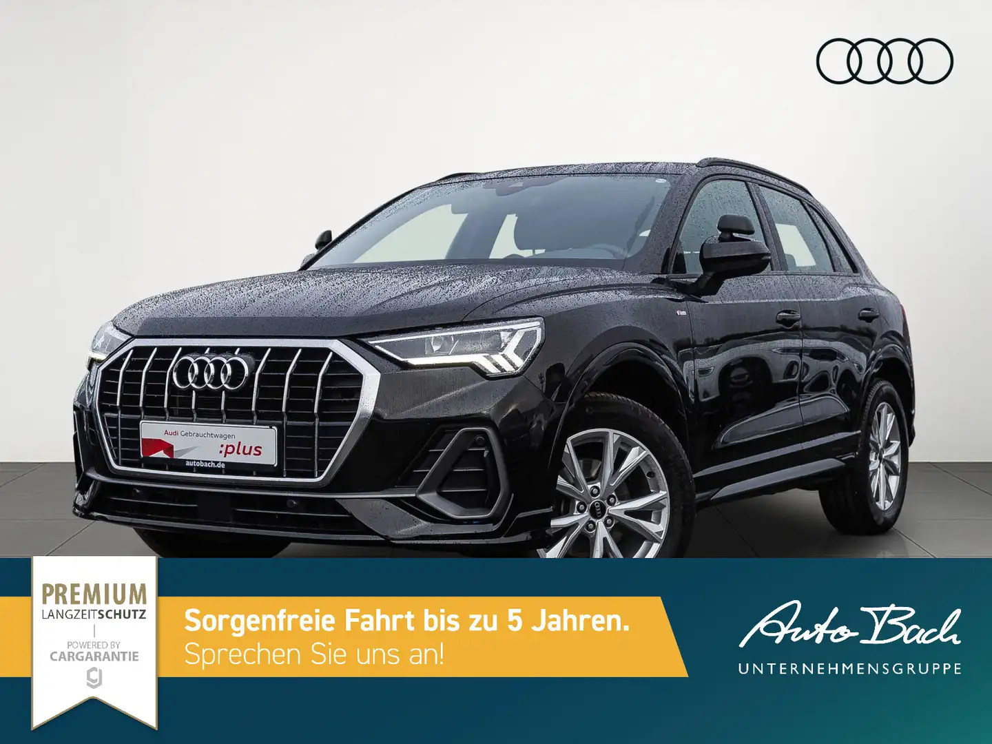 Audi Q3 S line 35TDI Navi LED CarPlay GRA EPH DAB AHK Schwarz - 2