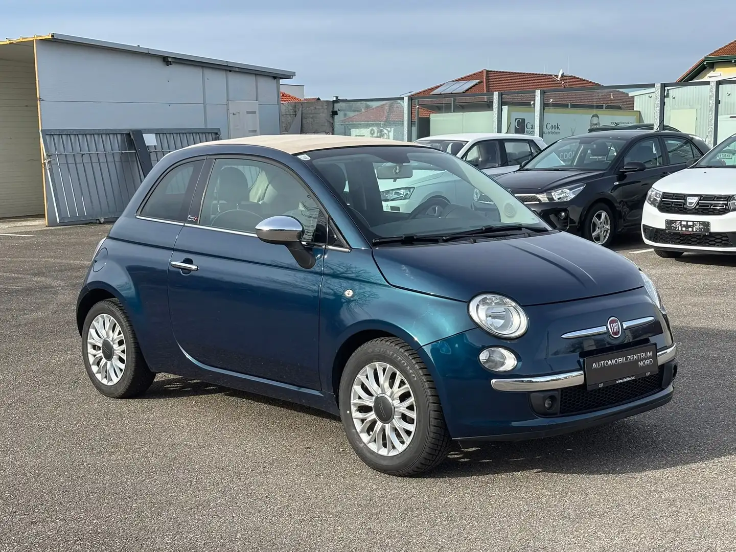 Fiat 500C Lounge Blau - 1