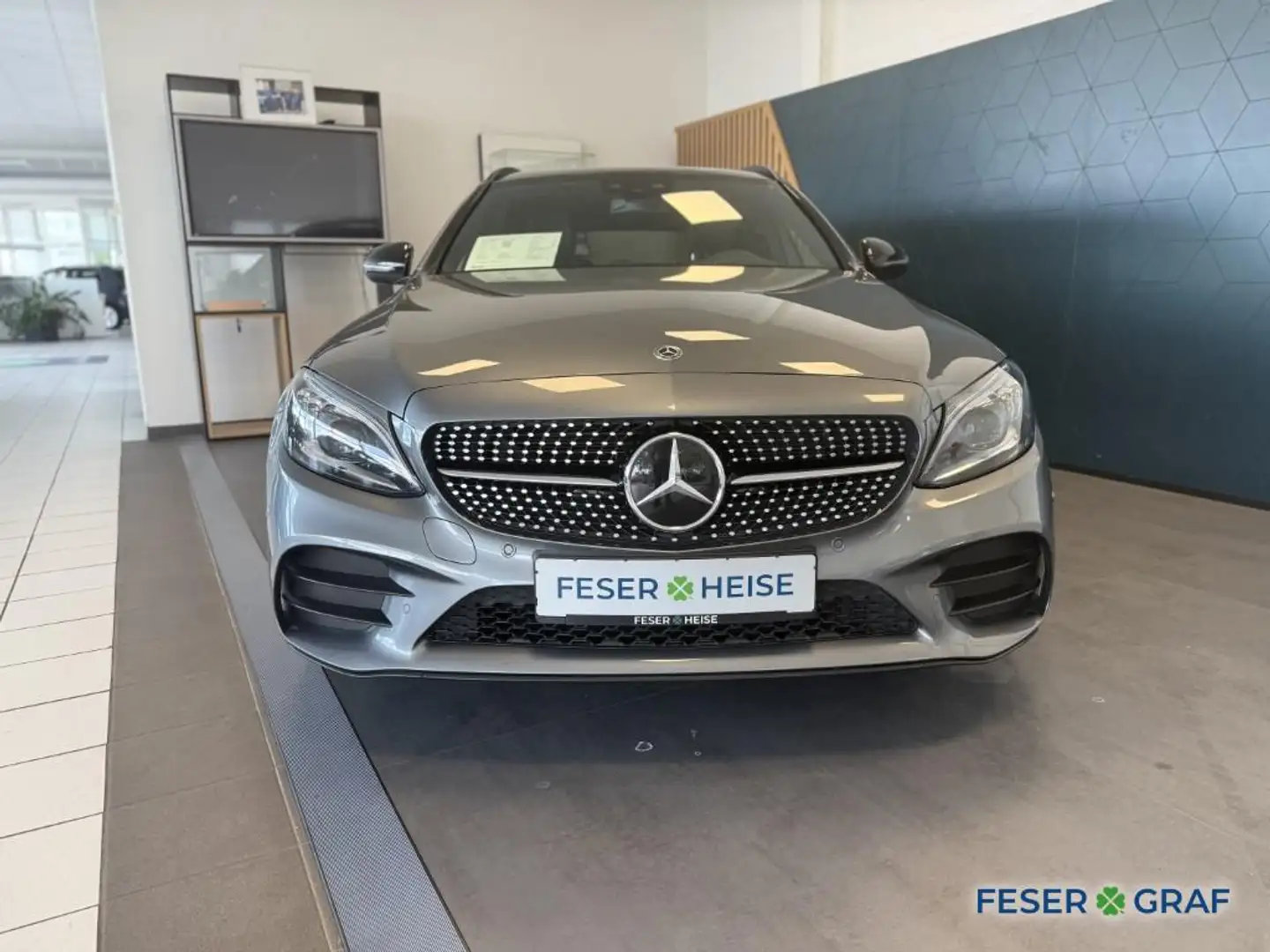 Mercedes-Benz C 220 d T AMG Line AMG-Line*Leder*LED Grau - 2