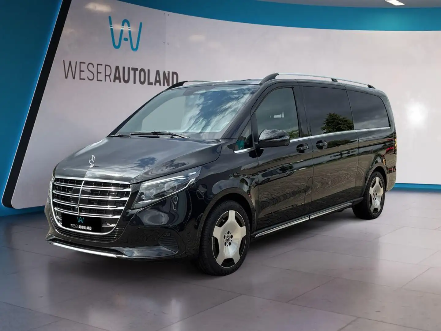 Mercedes-Benz V 300 d 4M EXCLUSIVE extralang LUX-SITZE AIRMATIC Zwart - 1